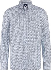 State Of Art Shirt Poplin Shell Blue