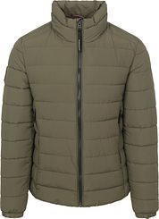 Superdry Fuji Puffer Jacket Olive Green
