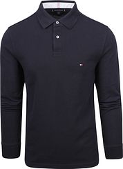 Tommy Hilfiger Polo Shirt Long Sleeve Navy