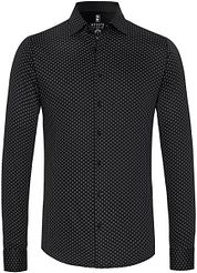 Desoto Shirt Kent Graphic Print Black