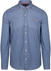 NZA Shirt James Oban Poplin Blue