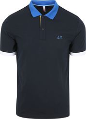Sun68 Polo Shirt Color Way Navy