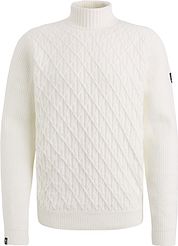 Vanguard Rollneck Pullover Structure Off White