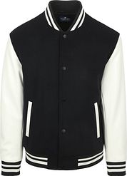 Steppin' Out Varsity Jacket Navy 