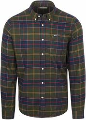 Barbour Kyeloch Shirt Checkered Dark Green
