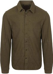 Knowledge Cotton Apparel Shirt Flannel  Forrest Night