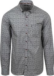 State Of Art Shirt Poplin Dandelion Grey