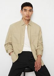 Marc O'Polo Shirt Twill Flannel Beige
