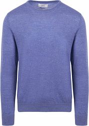King Essentials The John Pullover Merino Mid Blue