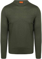 Suitable Merino Pullover Military Green