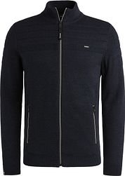 Vanguard Cardigan Bonded Mouline Navy