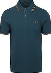  Fred Perry Polo Twin Tipped M3600 Petrol