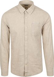 Barbour Shirt Laggon Nelson Tailored Stone Beige