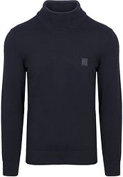BOSS Rollneck Pullover Akiro Navy