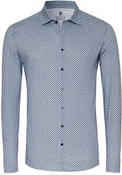 Desoto Shirt Print New Moon Blue