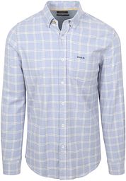 NZA Shirt Armando Flannel Checks Blue
