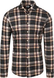 Blue Industry Shirt Checkered Grey