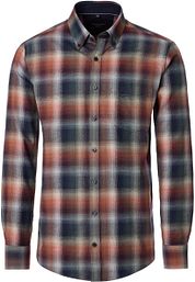 Casa Moda Casual Shirt Faux Checks Multicolour