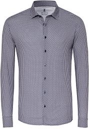 Desoto Shirt Timeless Elegance Print Dark Blue 