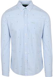 NZA Shirt Julius Print Blue
