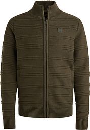 PME Legend Cardigan Structure Knit Beluga Green