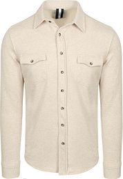 Profuomo Overshirt Western Jersey Ecru