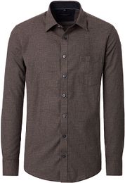 Casa Moda Casual Shirt Structure Brown