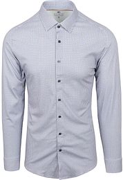 Desoto Shirt Print Blue 