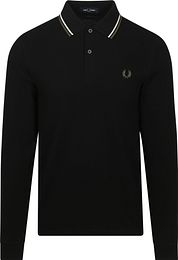 Fred Perry Longsleeve Polo Black W54