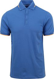 Suitable Fluo B Polo Shirt Blue
