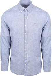 McGregor Shirt Linen Blend Vintage Blue