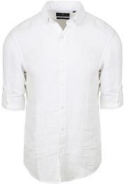 Steppin' Out Shirt Linen White
