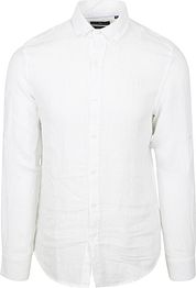 Steppin' Out Shirt Linen White