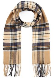 Suitable Men's Scarf Check Beige