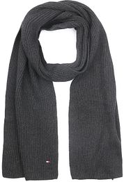 Tommy Hilfiger Rib Scarf Anthracite