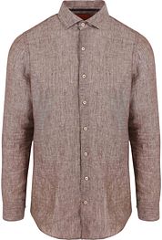 Suitable Shirt Linen Taupe