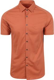 Desoto Short Sleeve Jersey Shirt Peach Orange
