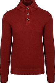 NZA Pullover Mocker Adan Cherry Red