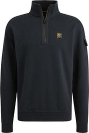 PME Legend Half Zip Sweater Interlock Jersey Navy
