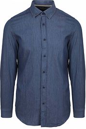 Suitable Shirt Washed Dark Blue