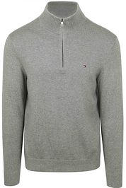 Tommy Hilfiger Half Zip Pullover Essential Grey