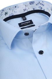 Olymp Luxor Shirt Structure Light Blue  