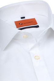 Suitable Shirt Stretch White Skinny Fit