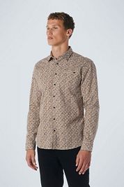 No Excess Shirt Print Caramel 