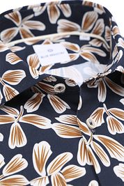 Blue Industry Shirt Print Dark Blue