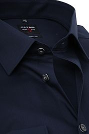Olymp Level Five Shirt Extra Long Sleeve Body-Fit Navy