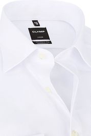 OLYMP Luxor Modern Fit Shirt Plain White