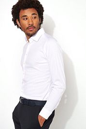 Desoto Shirt Piqué Non Iron White