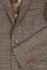 Suitable Prestige Blazer Tollegno Woolmix Brown