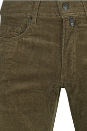 Pierre Cardin Jeans Lyon Future Flex Corduroy Olive Green